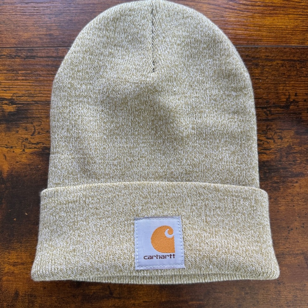 Carhartt Watch Hat Beanie Light Olive Green Heather One Size Workwear Utility